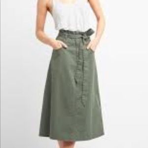 Gap Paper Bag Tie Waist Skirt